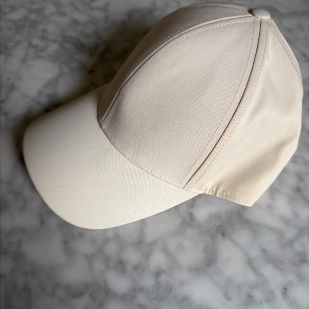 Aritzia Auxiliary Cream Baseball Cap Minimalist Athleisure Athletic Workout Yoga